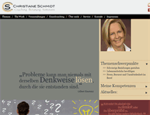Tablet Screenshot of christianeschmidt.com